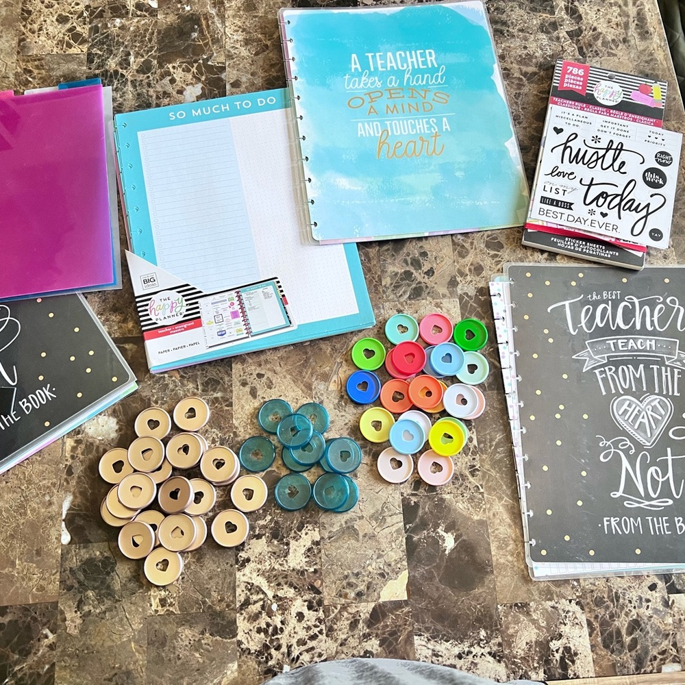 Lot of Happy Planner Materials